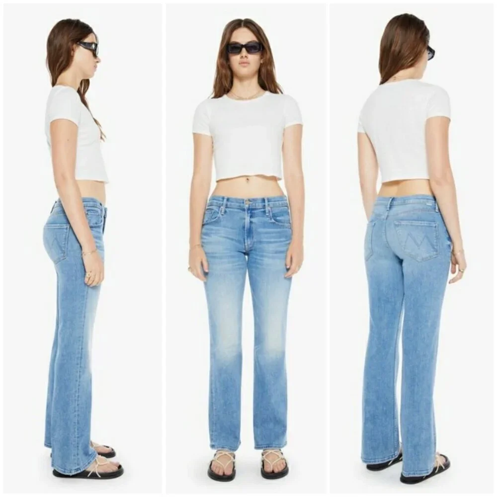 💕MOTHER💕 The Bookie Sneak Jeans ~ Eye Of The Tiger 29 NWOT - Picture 5 of 16